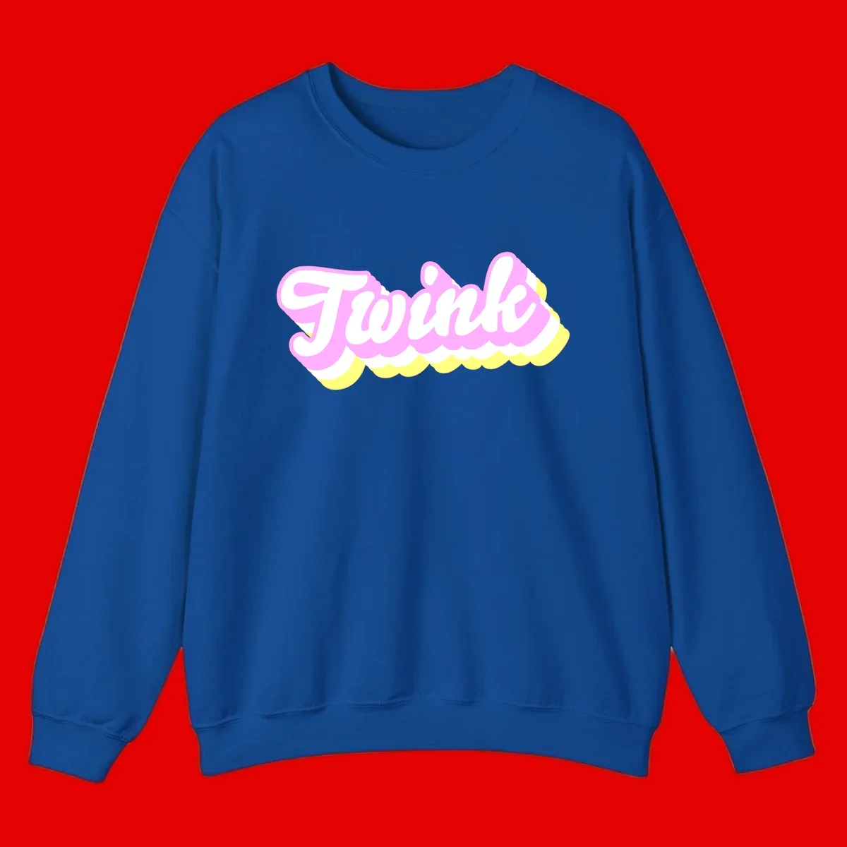 Froze ice cream cone design with pink, white, and yellow scalloped layers and playful typography on gray background