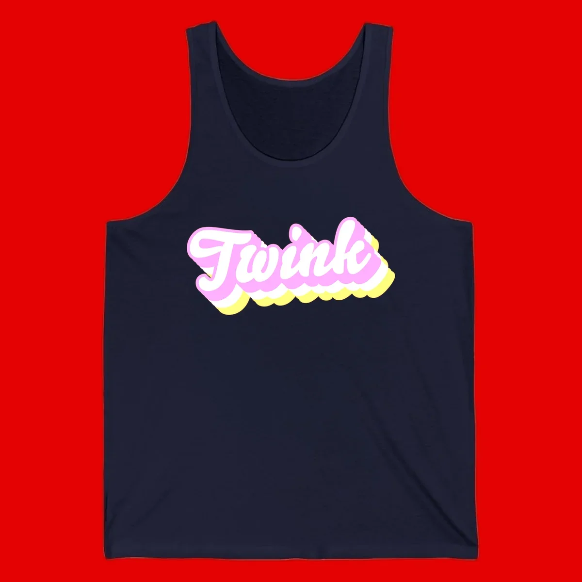 Froze ice cream cone design with pink, white, and yellow scalloped layers and playful typography on gray background