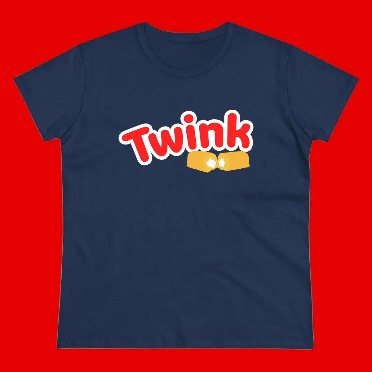 Red 'TWINK' text with white outline above two gold fists bumping together in celebration