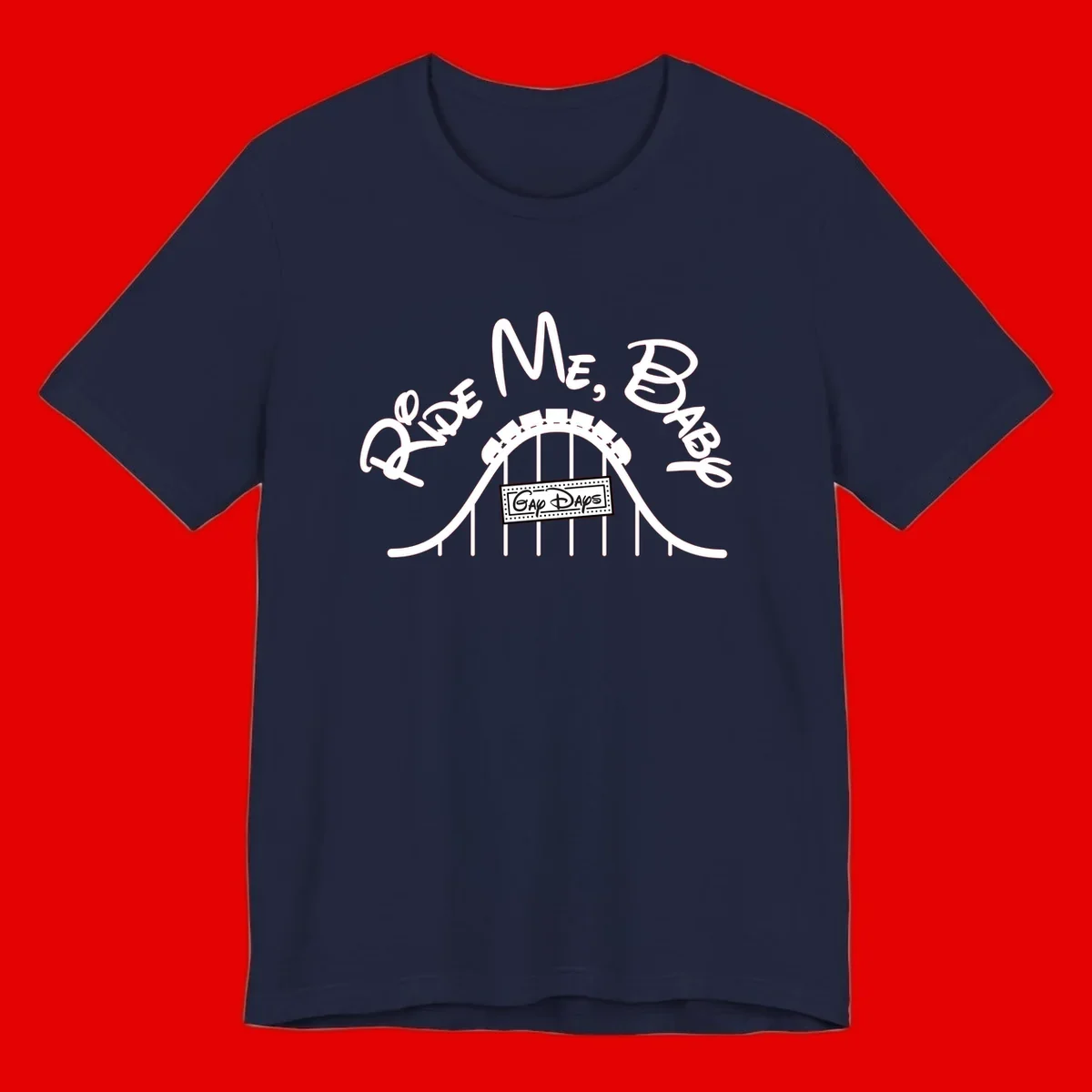 Nautical ship wheel design with 'Once More Into The Gap Days' text and wavy water elements for adventure-themed apparel