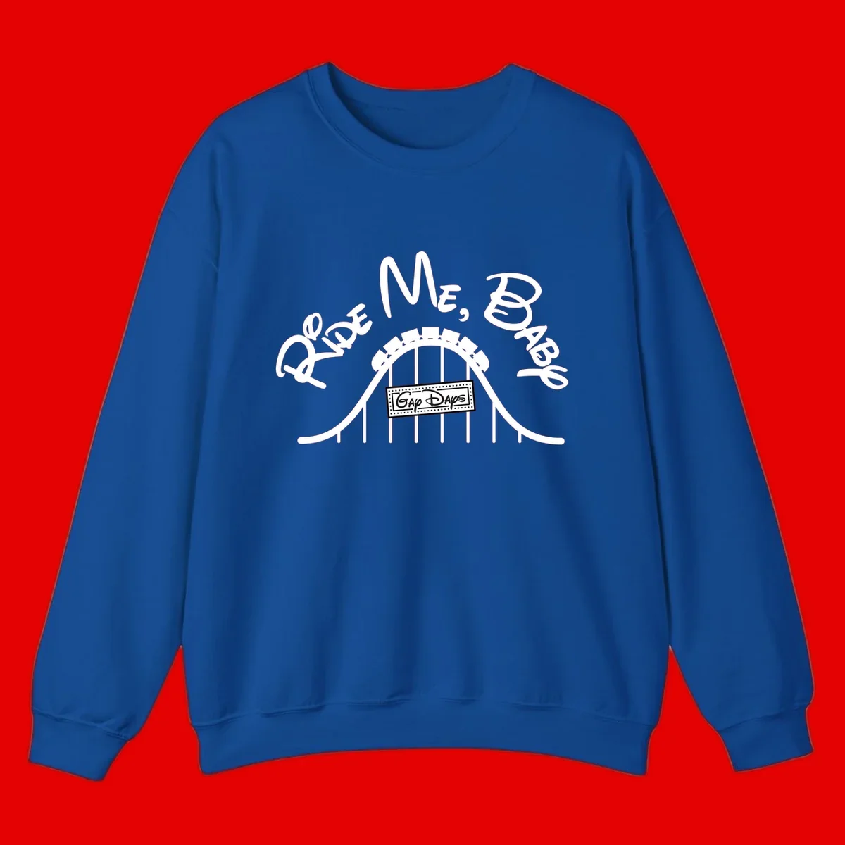 Nautical ship wheel design with 'Once More Into The Gap Days' text and wavy water elements for adventure-themed apparel