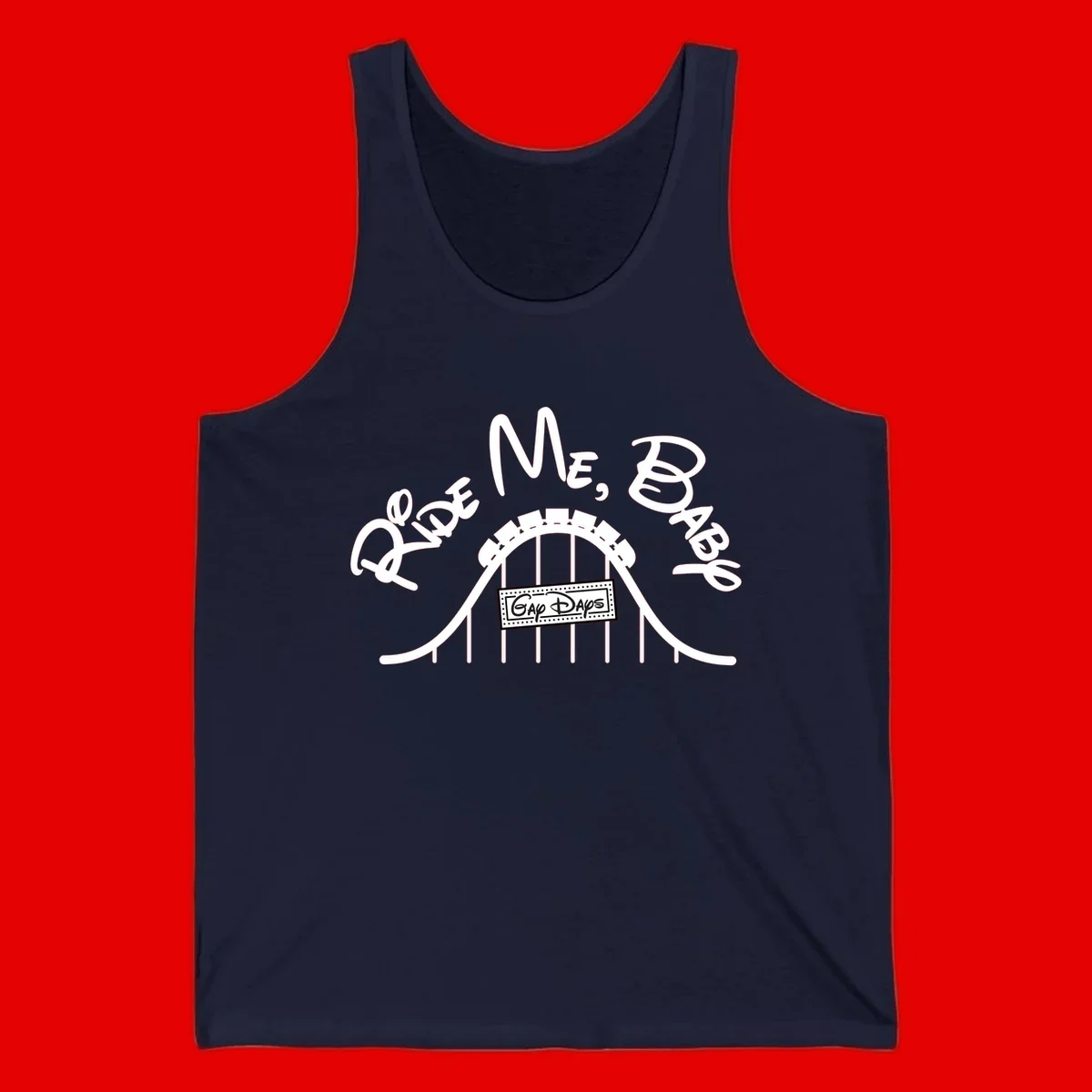 Nautical ship wheel design with 'Once More Into The Gap Days' text and wavy water elements for adventure-themed apparel
