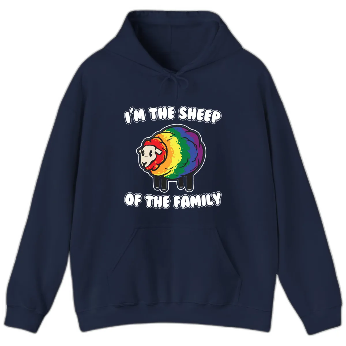 I'm The Sheep Of The Family Hoodie in Navy