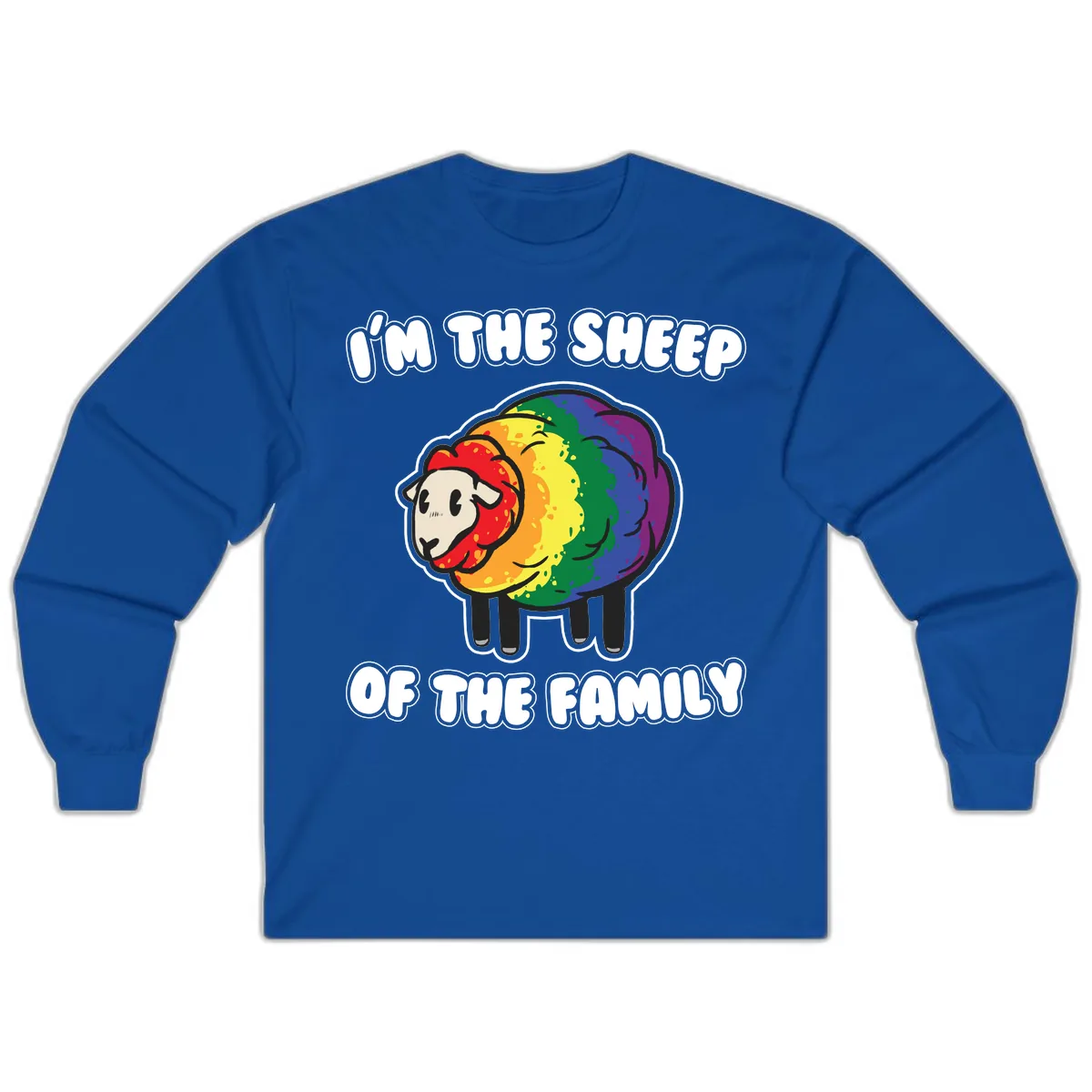 I'm The Sheep Of The Family Long Sleeve in Royal