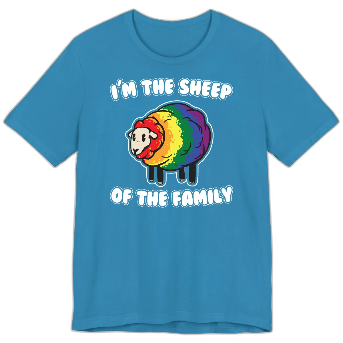 I'm The Sheep Of The Family Premium T-Shirt in Aqua