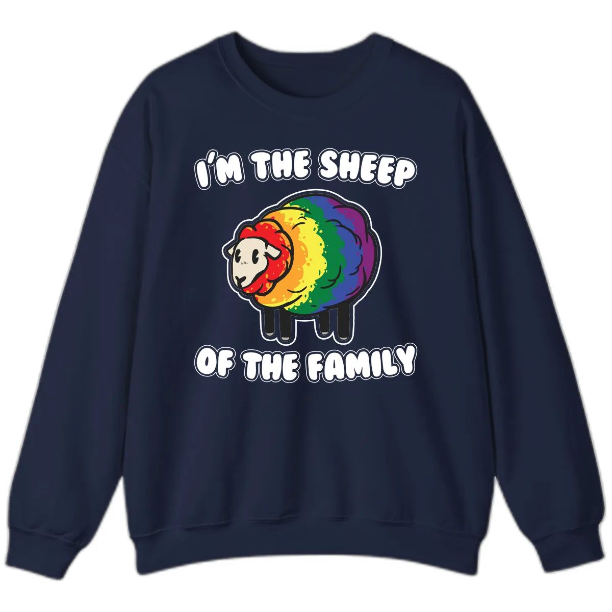 I'm The Sheep Of The Family Sweatshirt in Navy