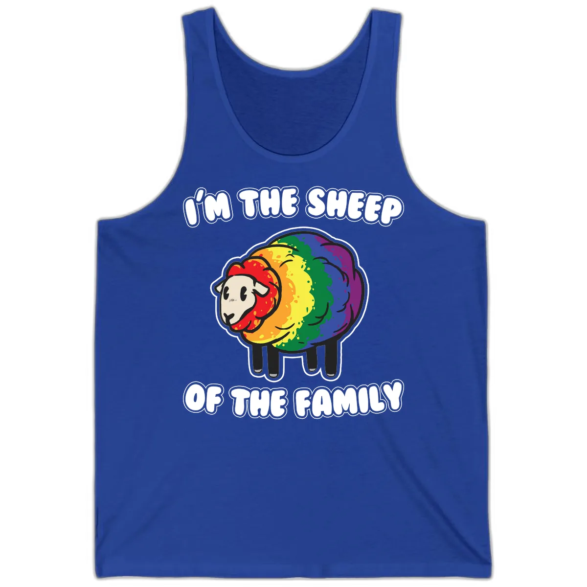 I'm The Sheep Of The Family Tank in True Royal