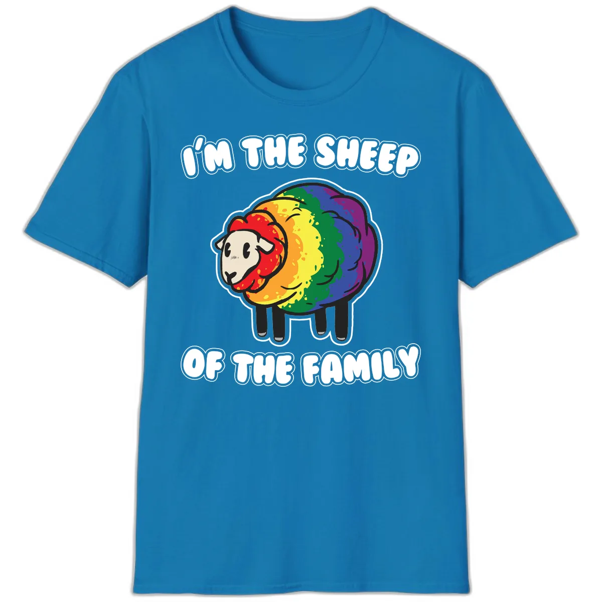 I'm The Sheep Of The Family T-Shirt in Sapphire