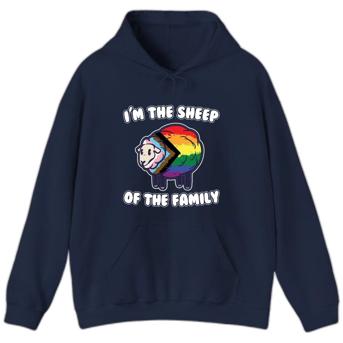 I'm The Sheep Of The Family Hoodie in Navy