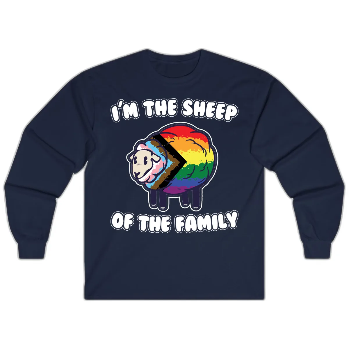 I'm The Sheep Of The Family Long Sleeve in Navy