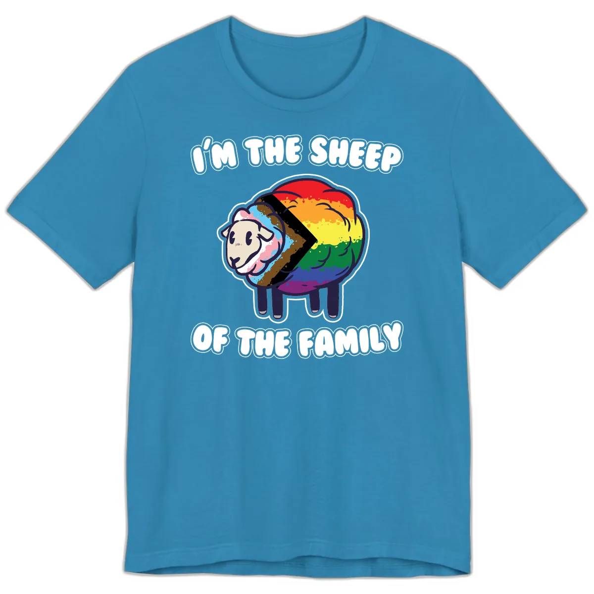 I'm The Sheep Of The Family Premium T-Shirt in Aqua