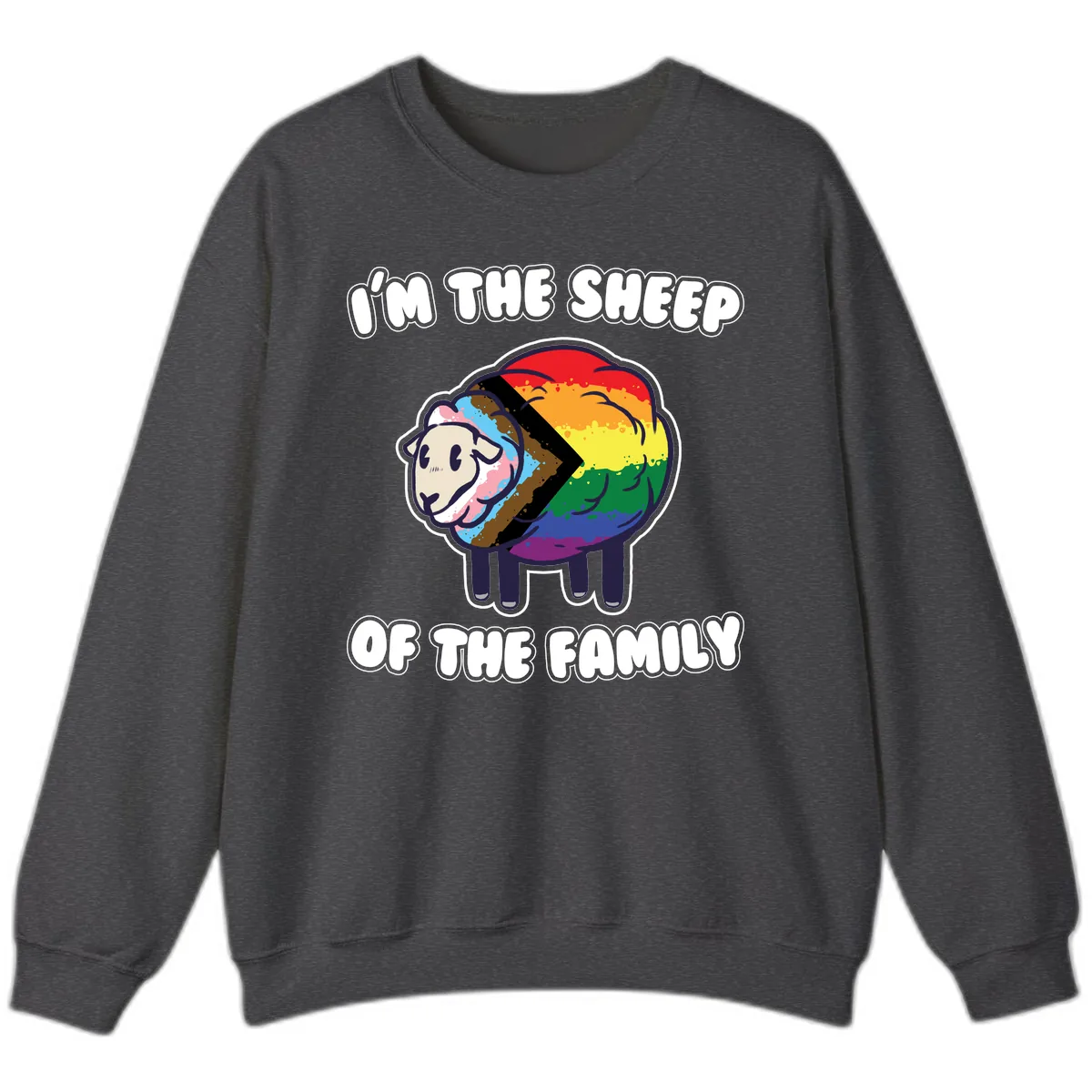 I'm The Sheep Of The Family Sweatshirt in Dark Heather