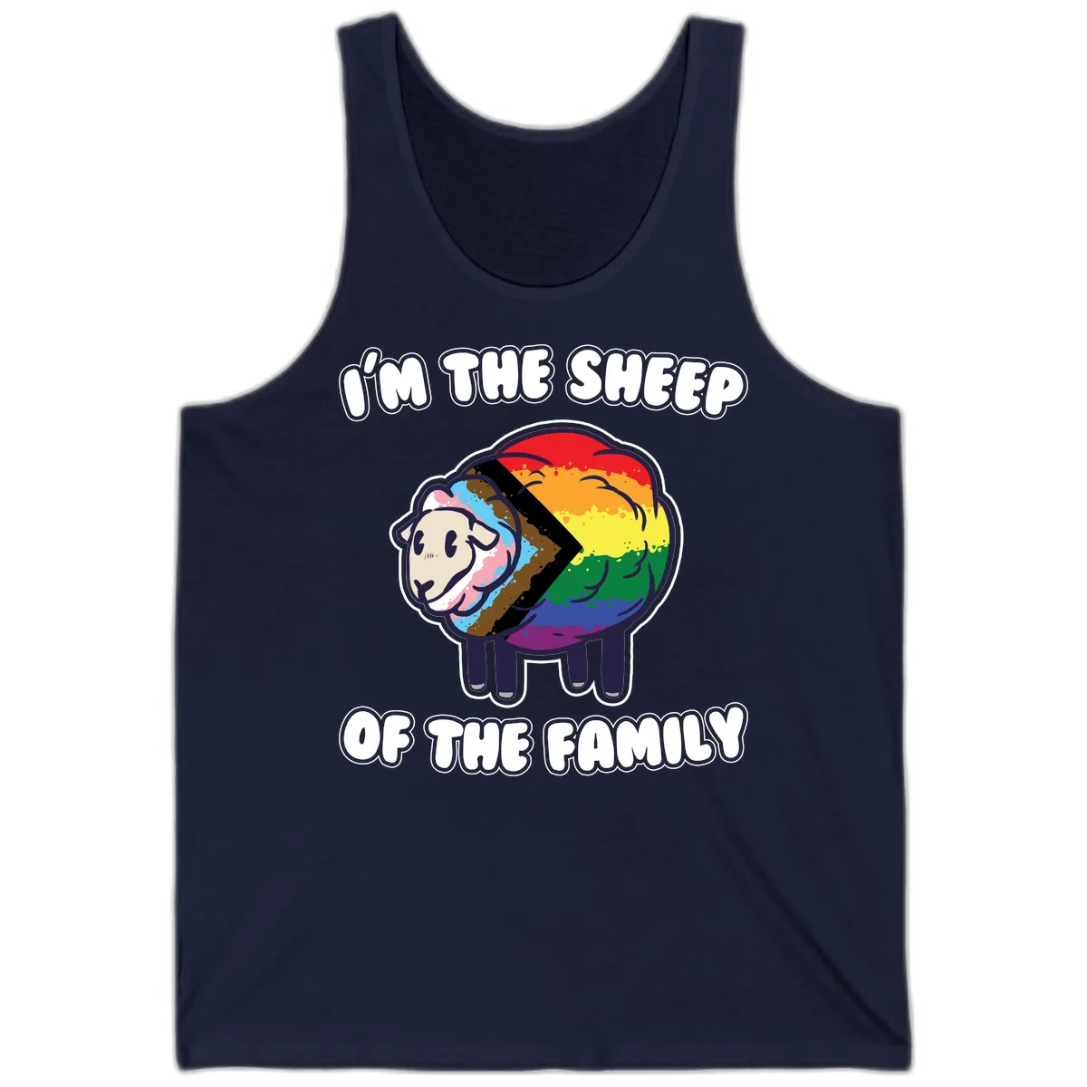 I'm The Sheep Of The Family Tank in Navy