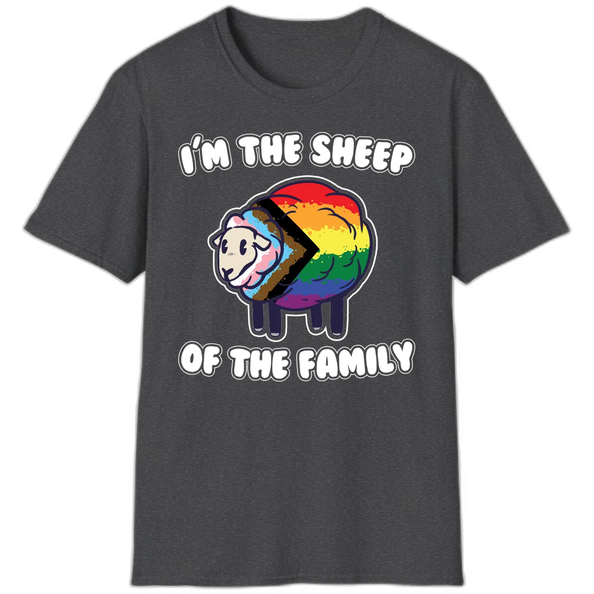I'm The Sheep Of The Family T-Shirt in Dark Heather