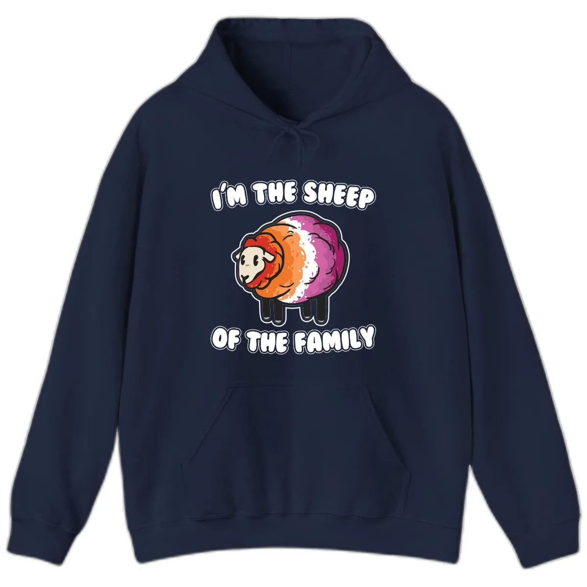 I'm The Sheep Of The Family Hoodie in Navy