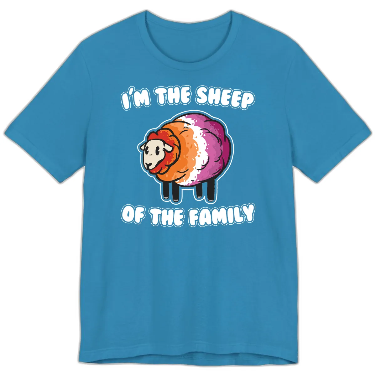 I'm The Sheep Of The Family Premium T-Shirt in Aqua