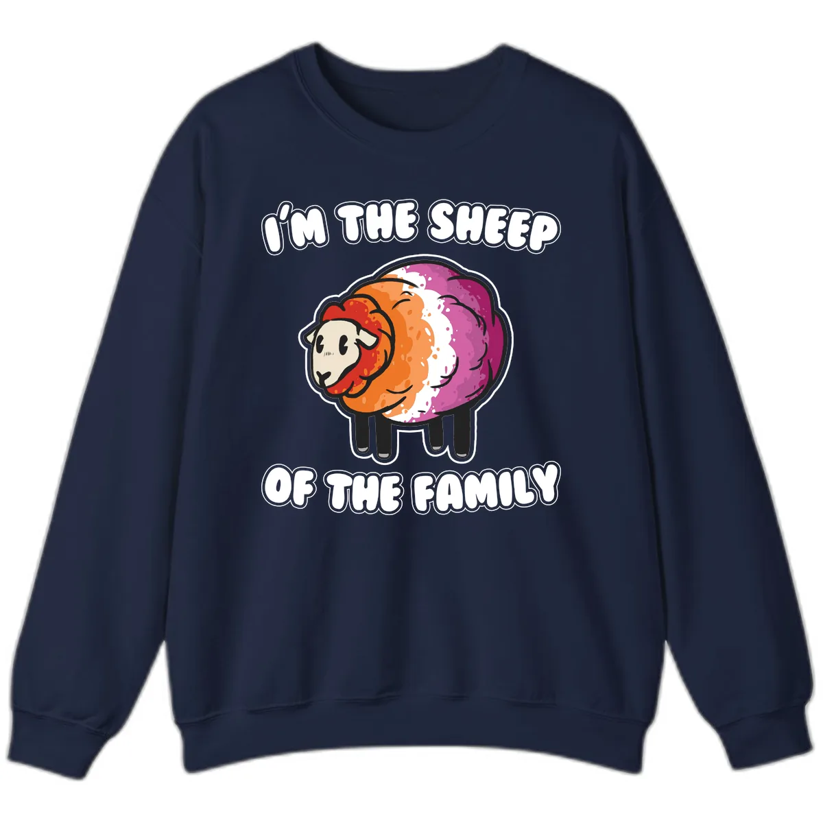 I'm The Sheep Of The Family Sweatshirt in Navy