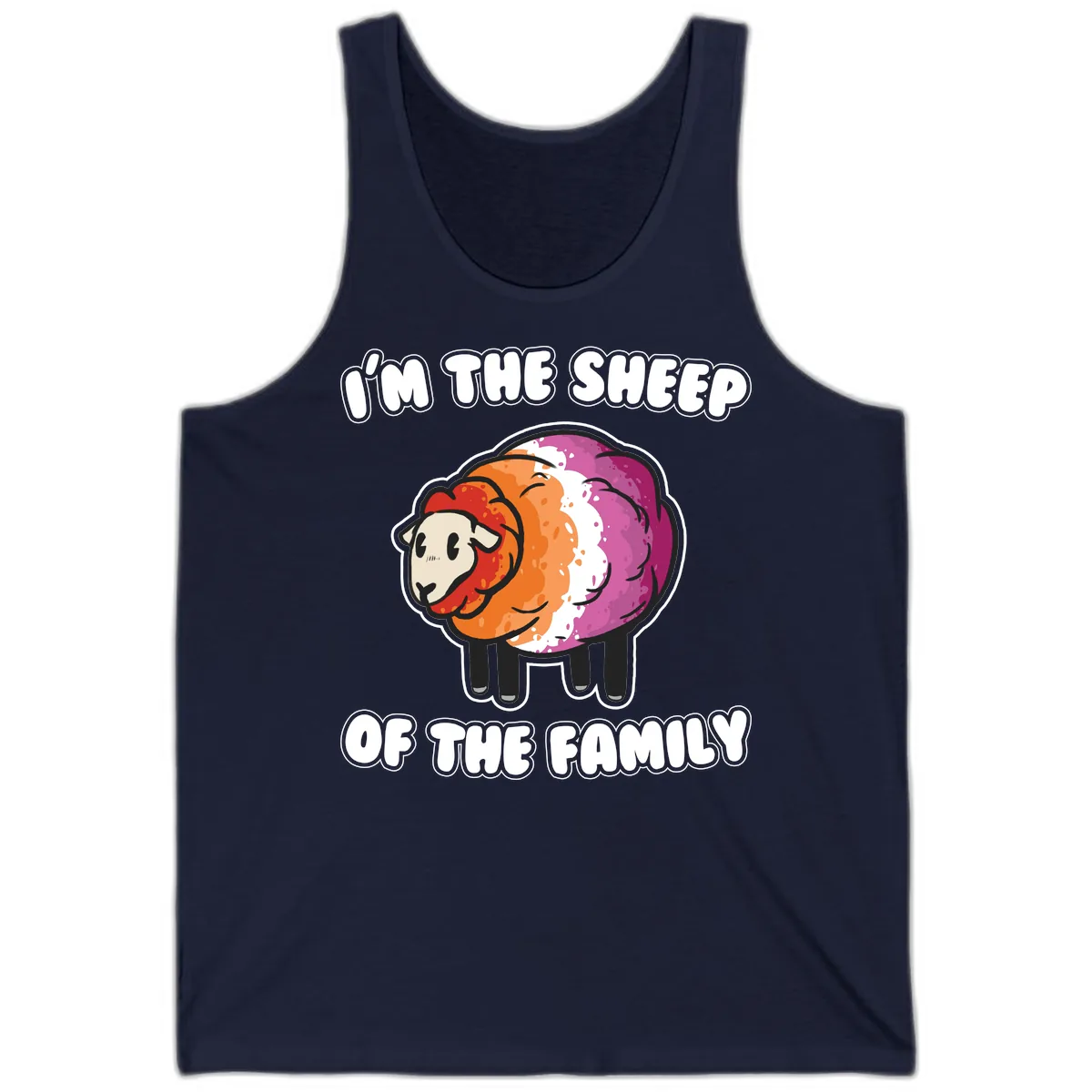 I'm The Sheep Of The Family Tank in Navy
