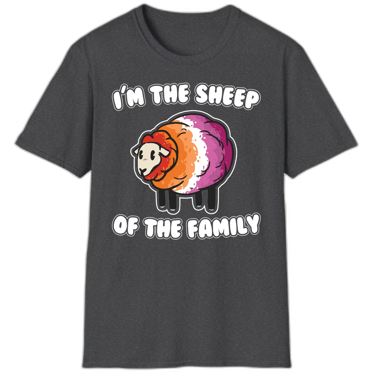 I'm The Sheep Of The Family T-Shirt in Dark Heather