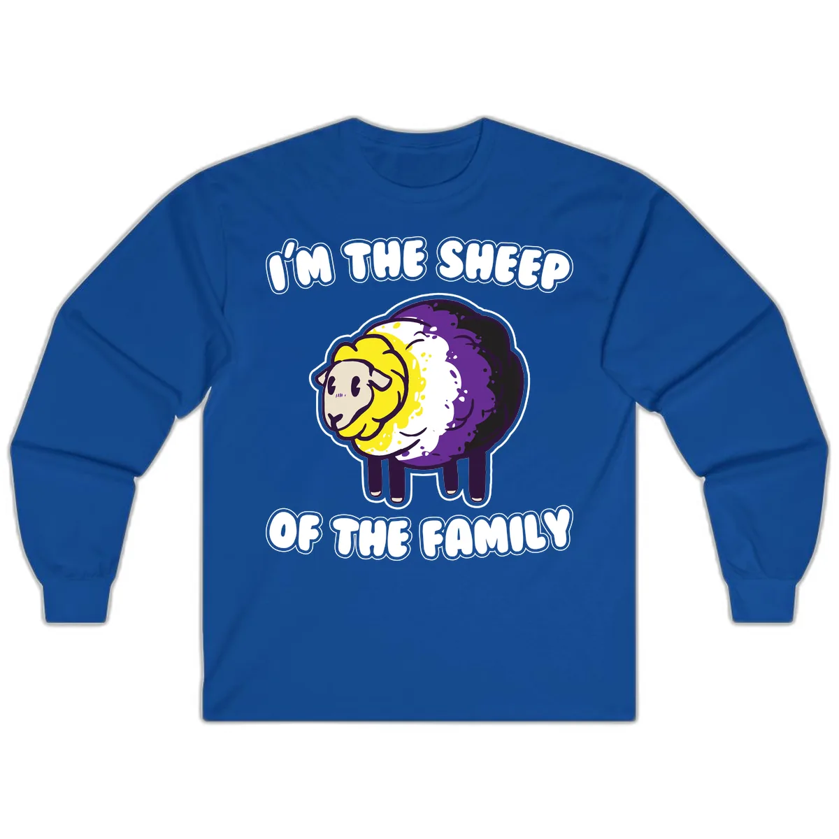 I'm The Sheep Of The Family Long Sleeve in Royal