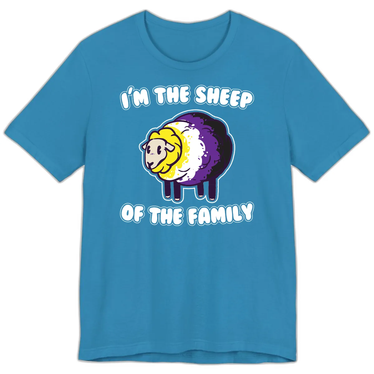 I'm The Sheep Of The Family Premium T-Shirt in Aqua