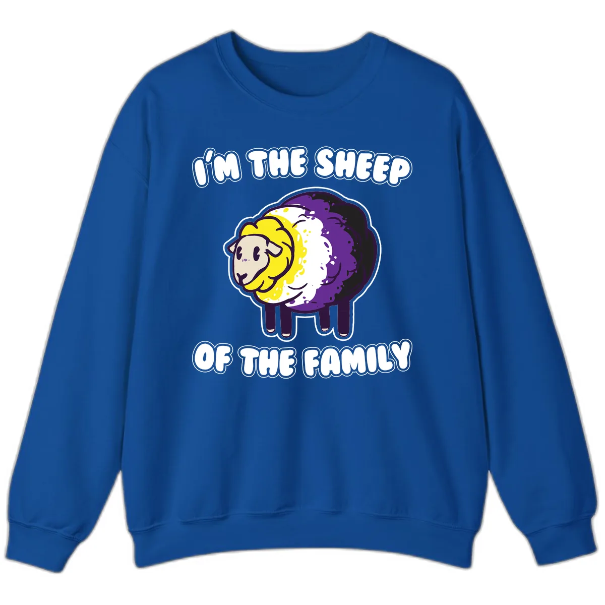 I'm The Sheep Of The Family Sweatshirt in Royal