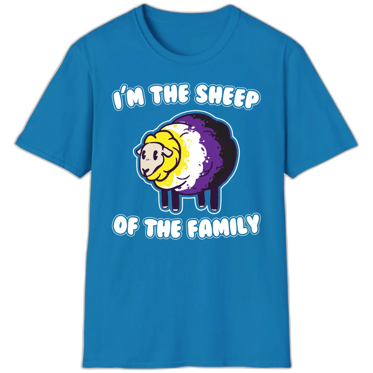 I'm The Sheep Of The Family T-Shirt in Sapphire