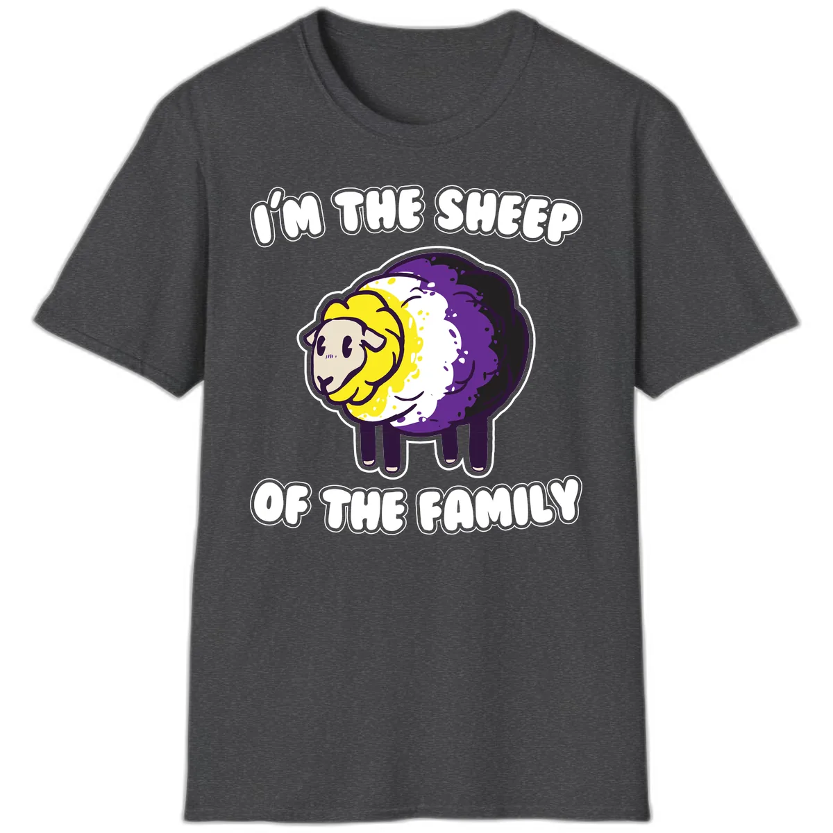 I'm The Sheep Of The Family T-Shirt in Dark Heather