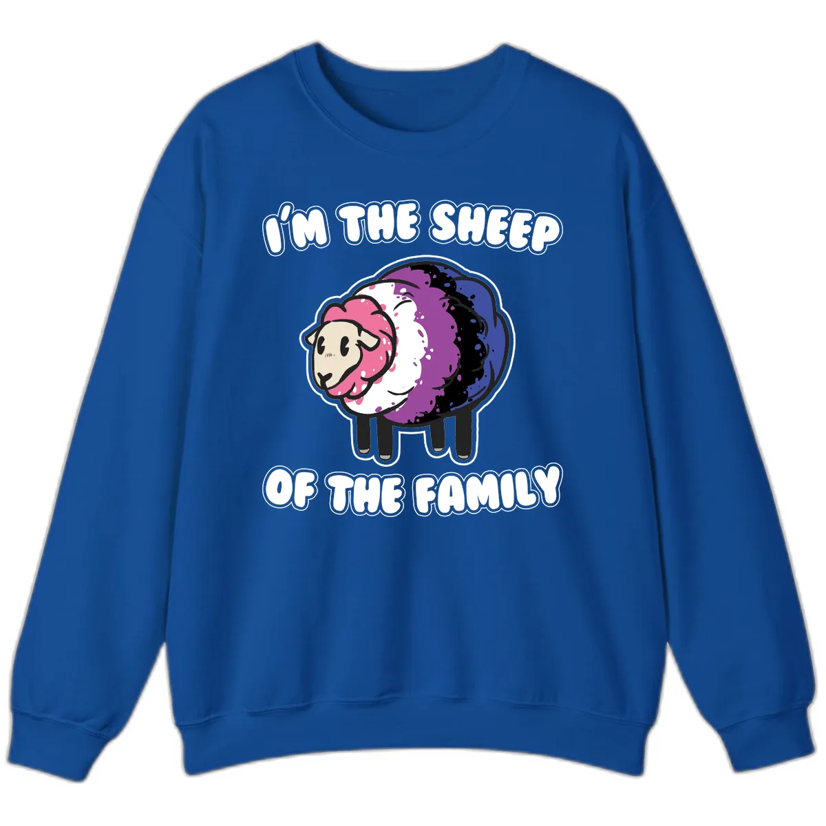 I'm The Sheep Of The Family Sweatshirt in Royal
