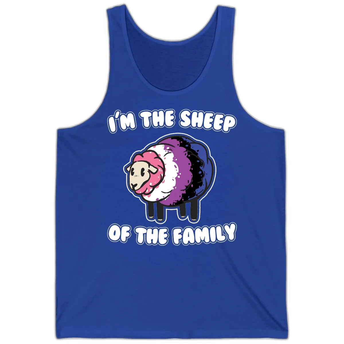 I'm The Sheep Of The Family Tank in True Royal