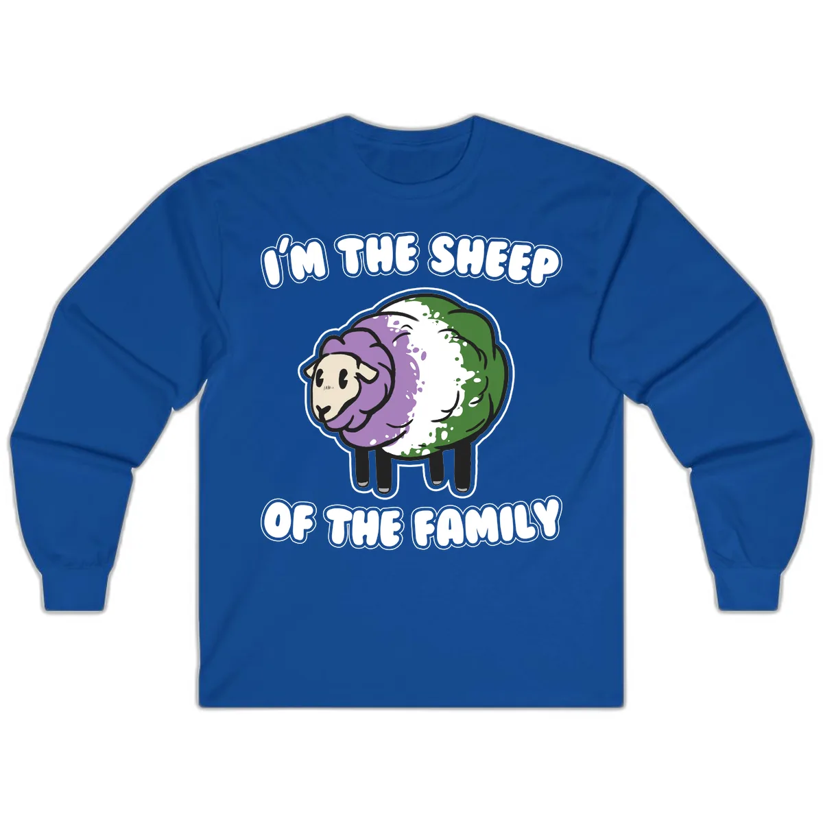 I'm The Sheep Of The Family Long Sleeve in Royal