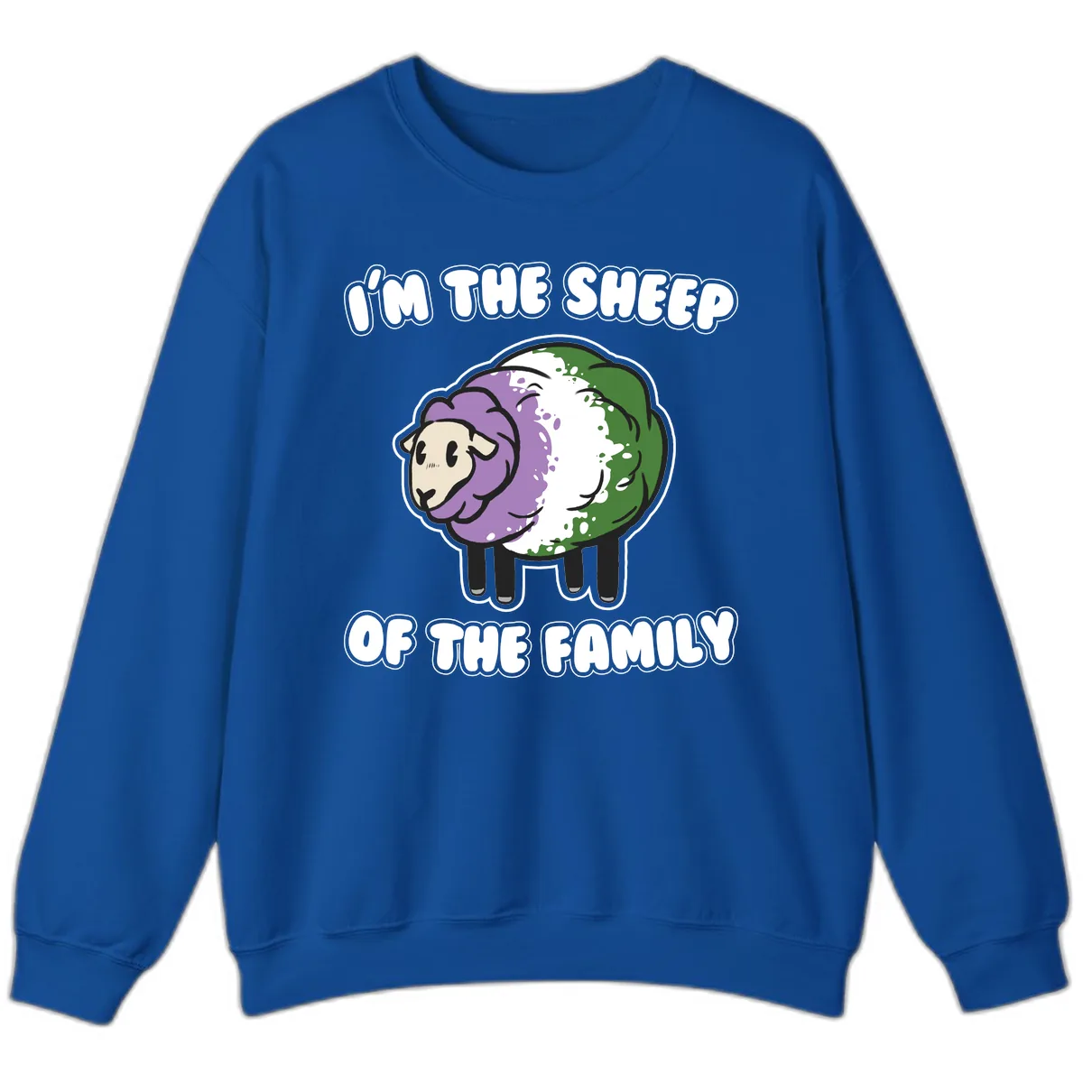 I'm The Sheep Of The Family Sweatshirt in Royal