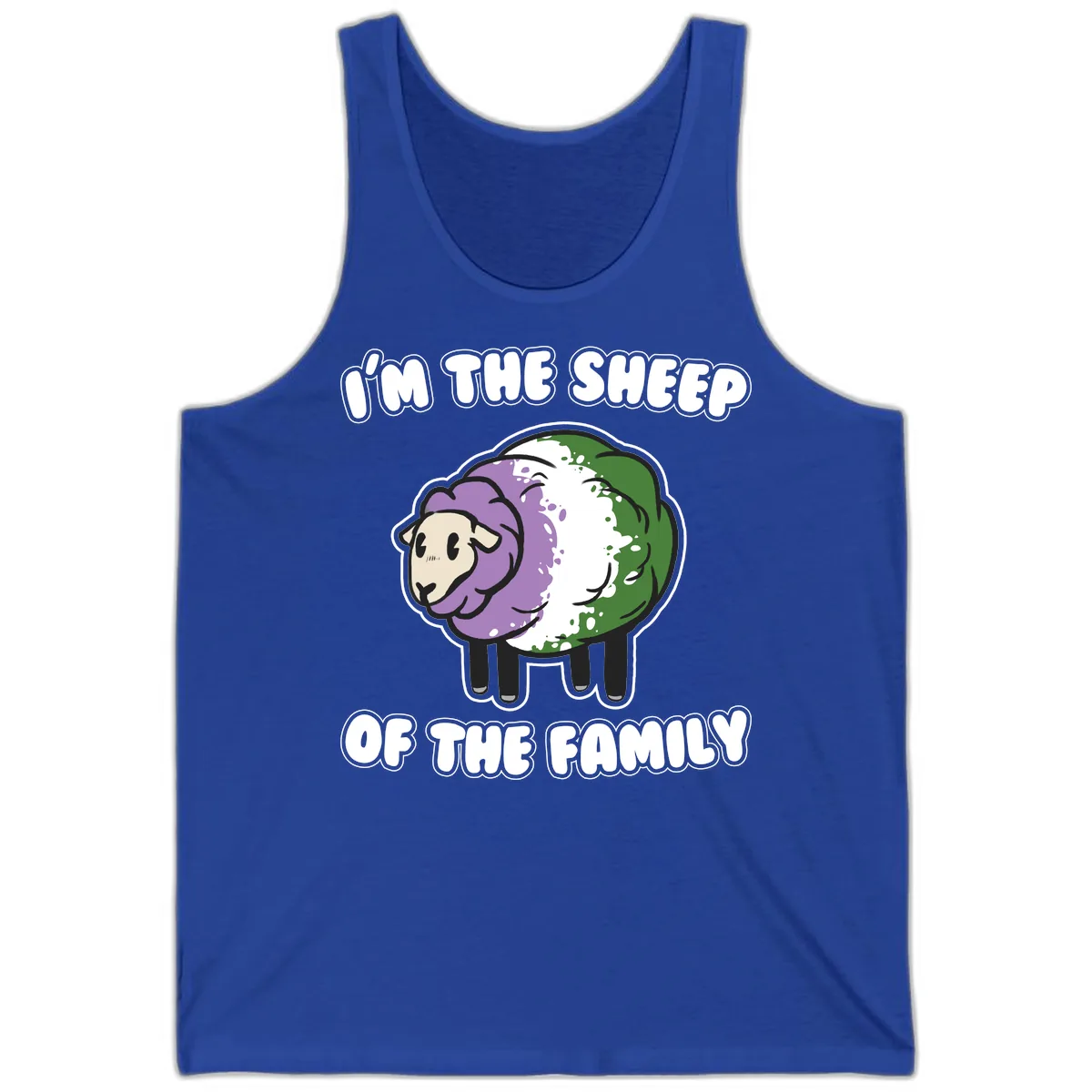 I'm The Sheep Of The Family Tank in True Royal