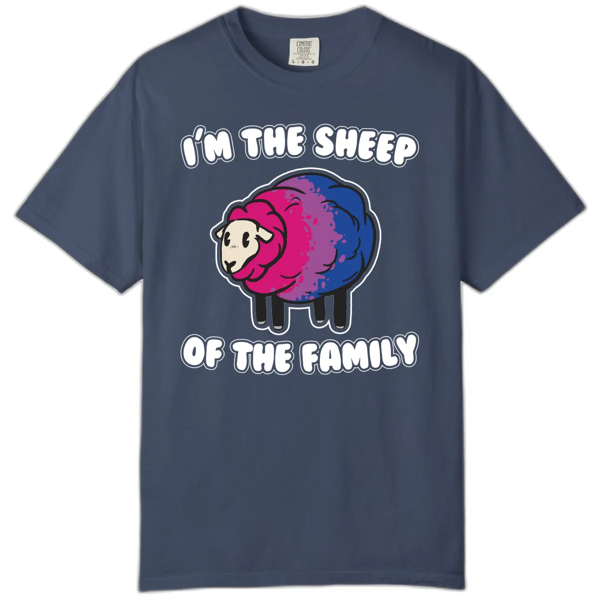 I'm The Sheep Of The Family Comfort Color in Midnight