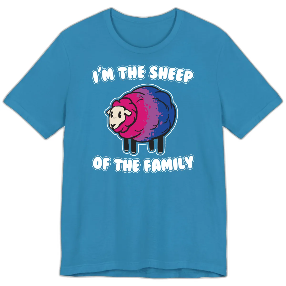 I'm The Sheep Of The Family Premium T-Shirt in Aqua