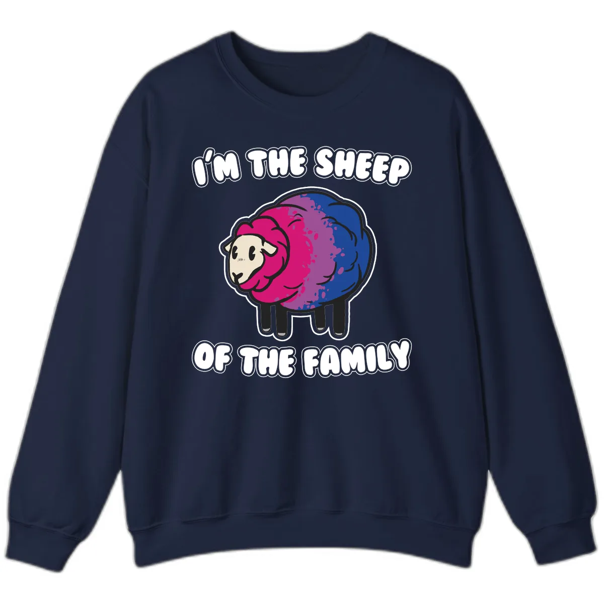 I'm The Sheep Of The Family Sweatshirt in Navy