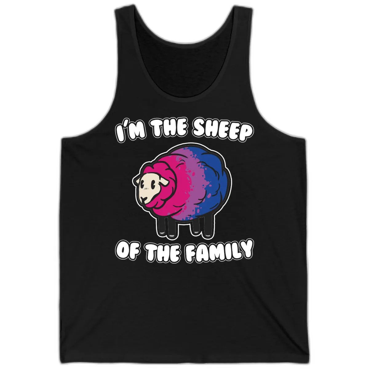 I'm The Sheep Of The Family Tank in Black