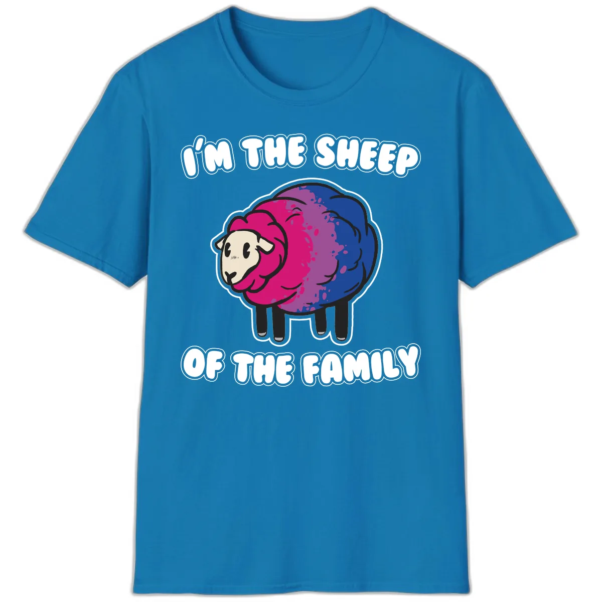 I'm The Sheep Of The Family T-Shirt in Sapphire