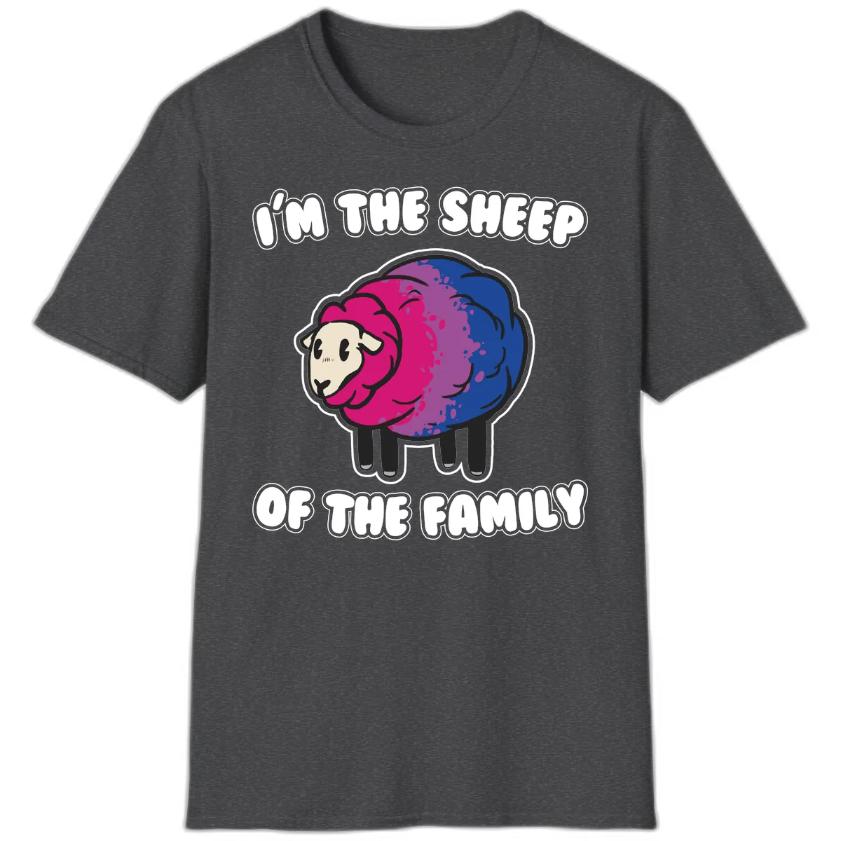 I'm The Sheep Of The Family T-Shirt in Dark Heather