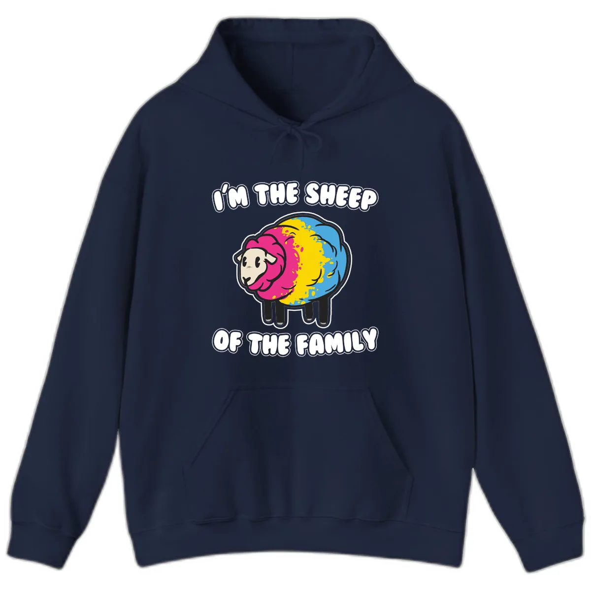 I'm The Sheep Of The Family Hoodie in Navy