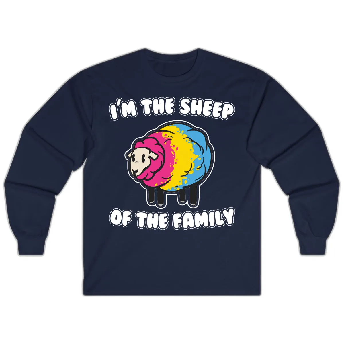I'm The Sheep Of The Family Long Sleeve in Navy