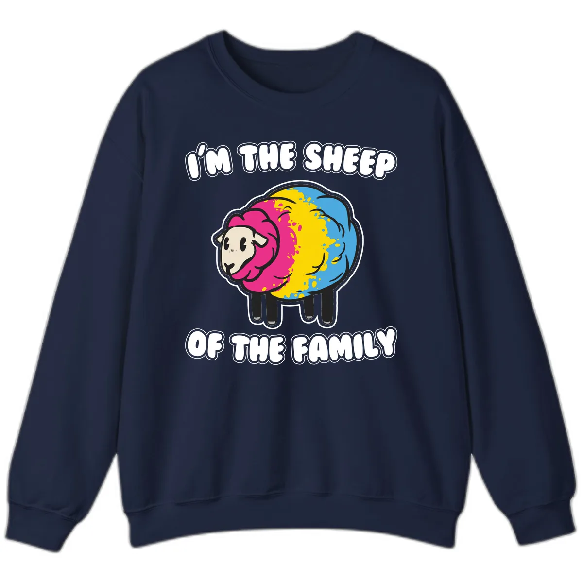 I'm The Sheep Of The Family Sweatshirt in Navy