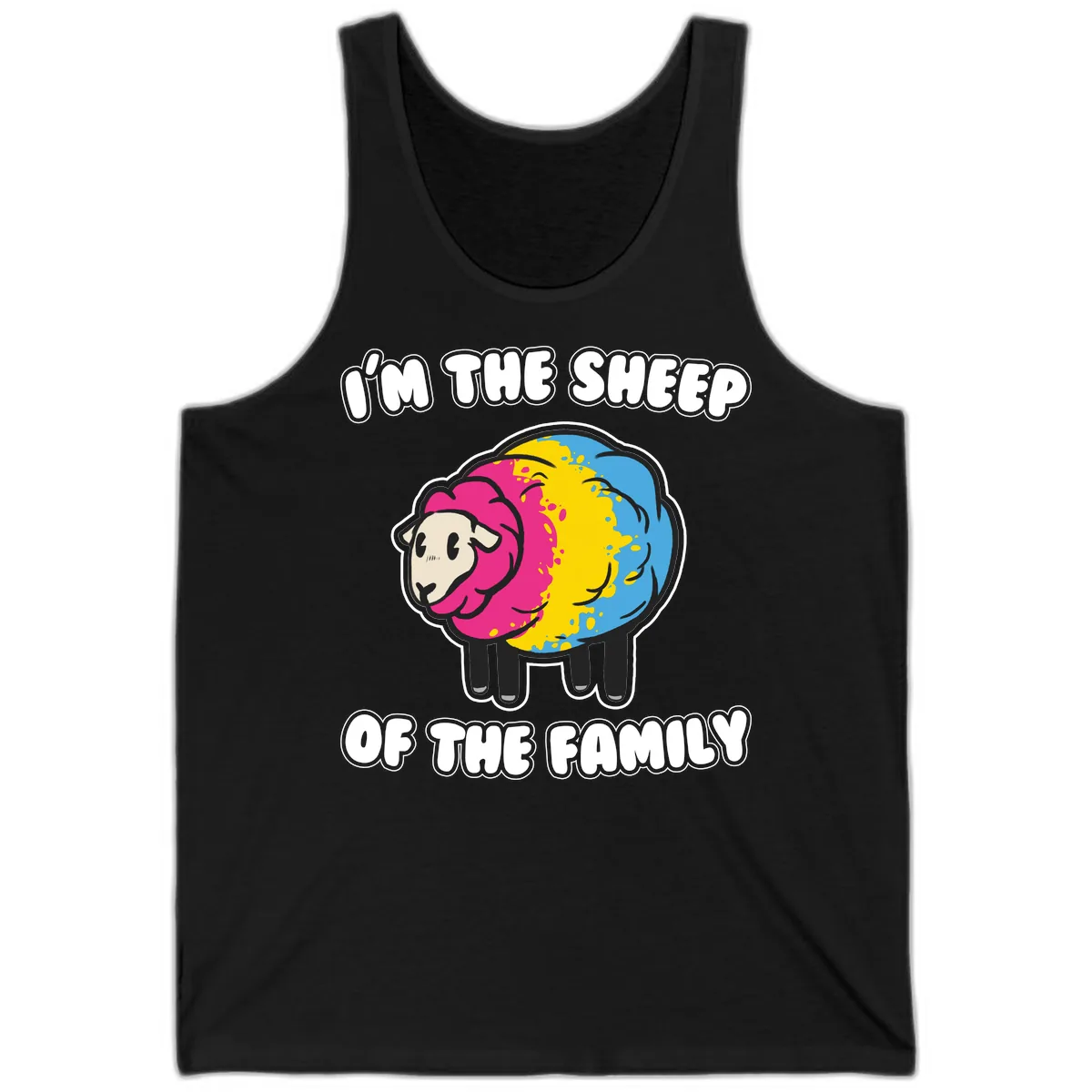 I'm The Sheep Of The Family Tank in Black