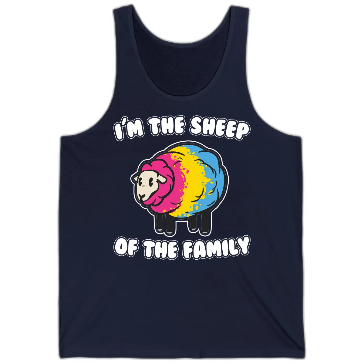 I'm The Sheep Of The Family Tank in Navy
