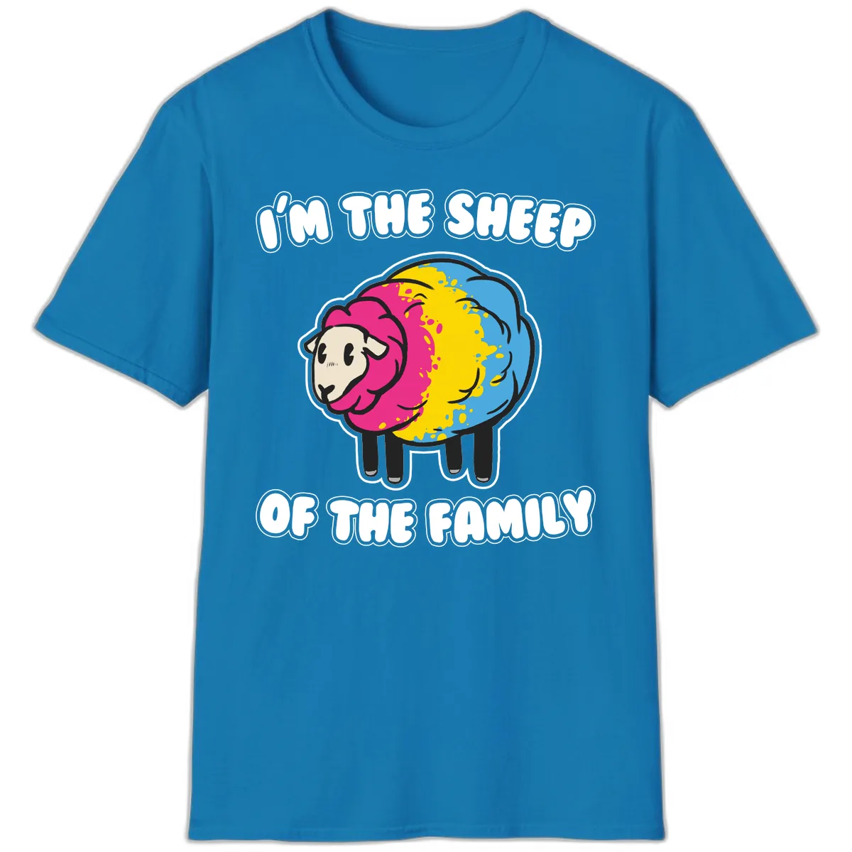 I'm The Sheep Of The Family T-Shirt in Sapphire