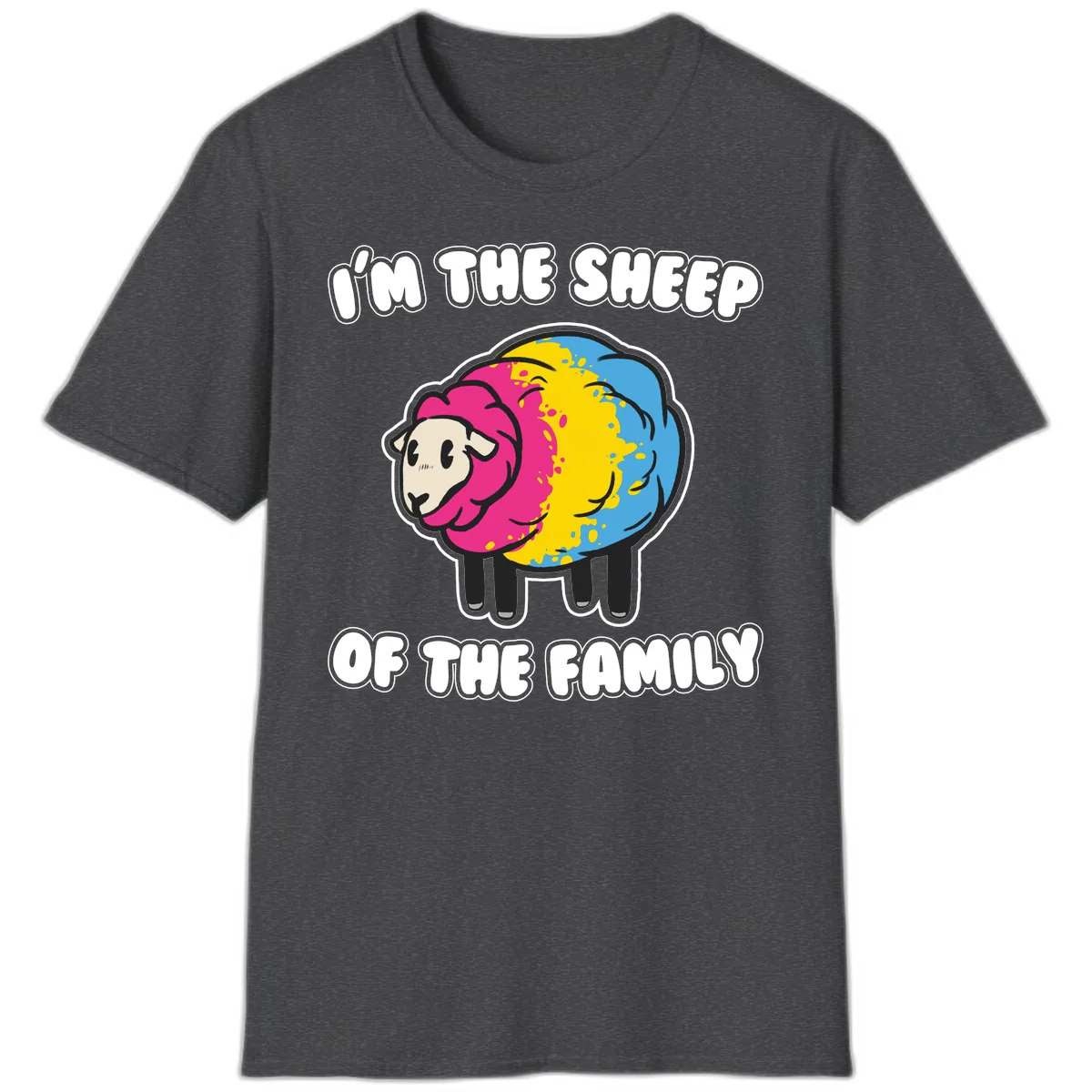 I'm The Sheep Of The Family T-Shirt in Dark Heather