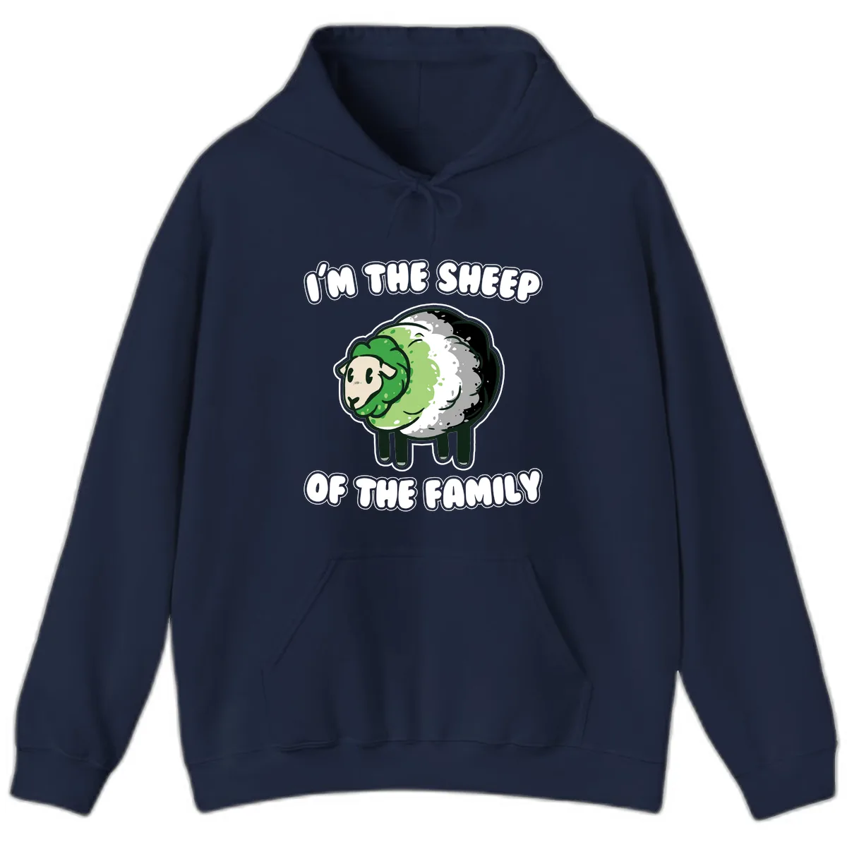 I'm The Sheep Of The Family Hoodie in Navy