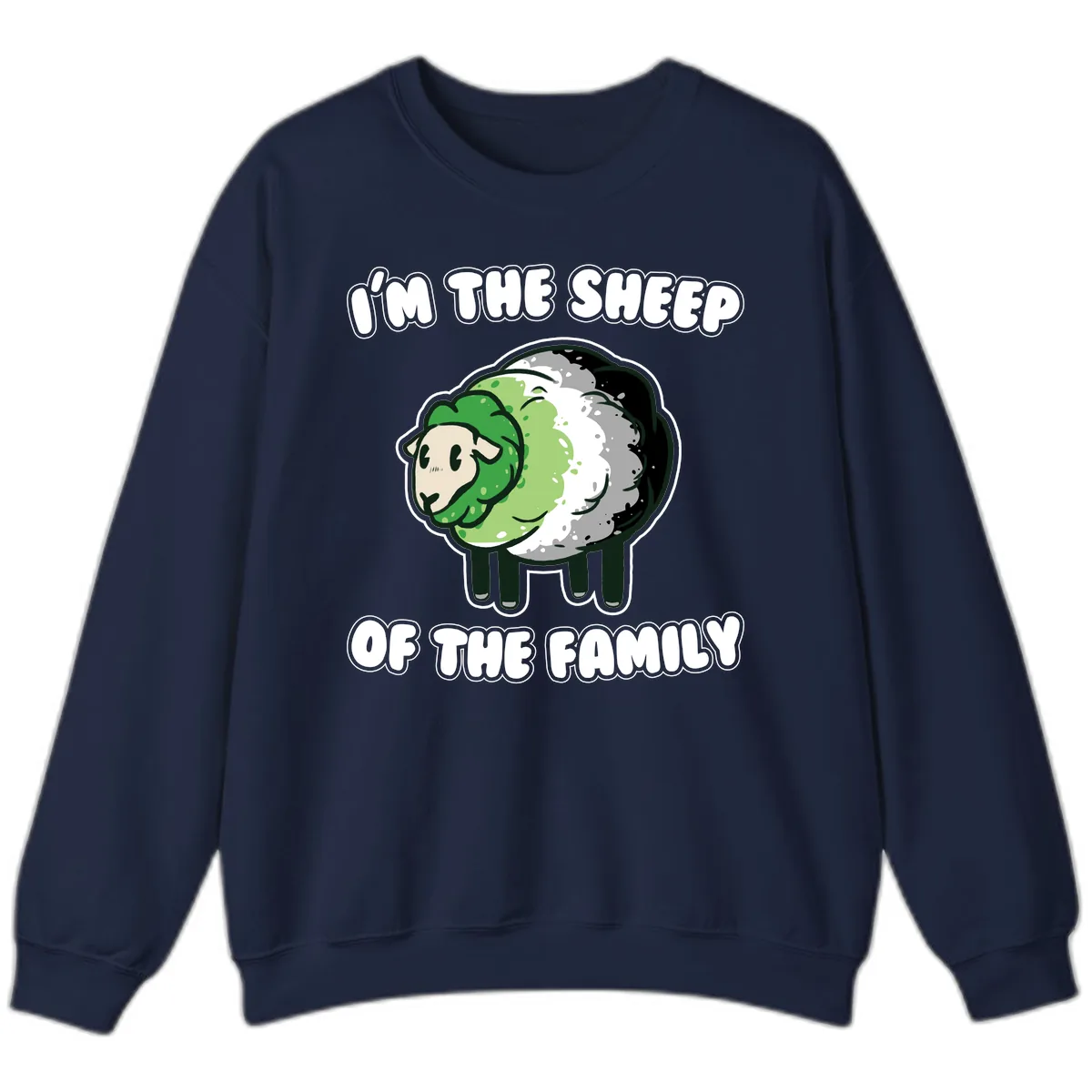 I'm The Sheep Of The Family Sweatshirt in Navy