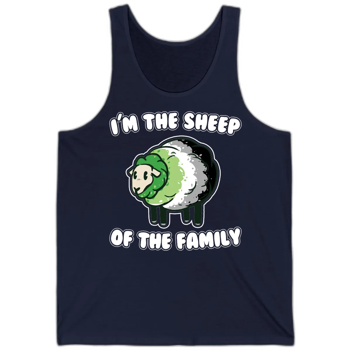 I'm The Sheep Of The Family Tank in Navy