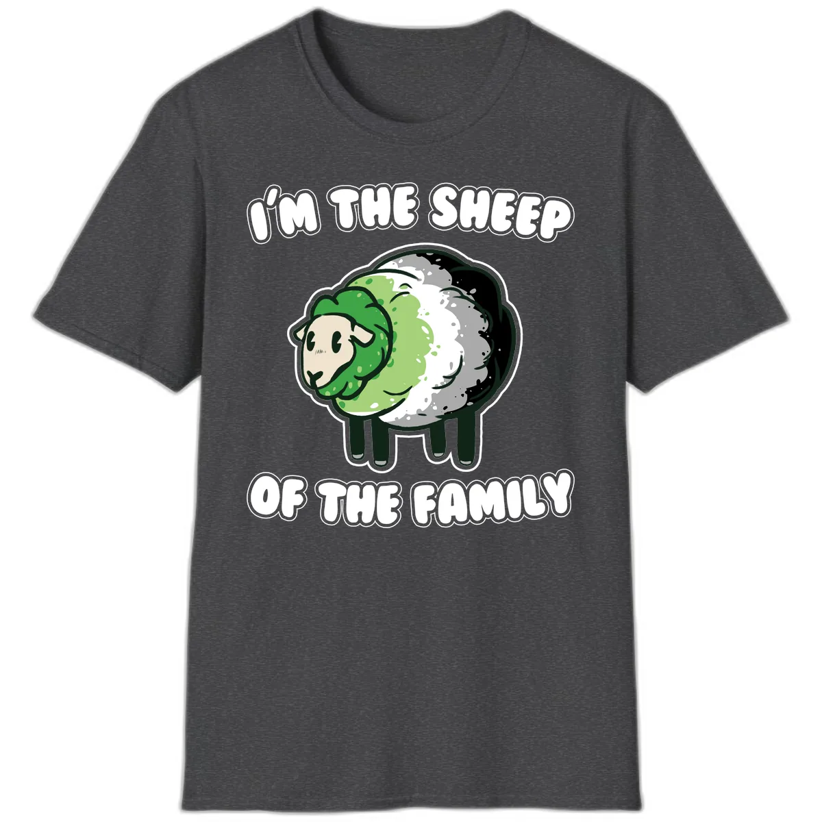 I'm The Sheep Of The Family T-Shirt in Dark Heather
